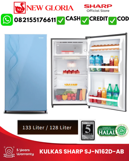 KULKAS SHARP SJ-N162D-AB