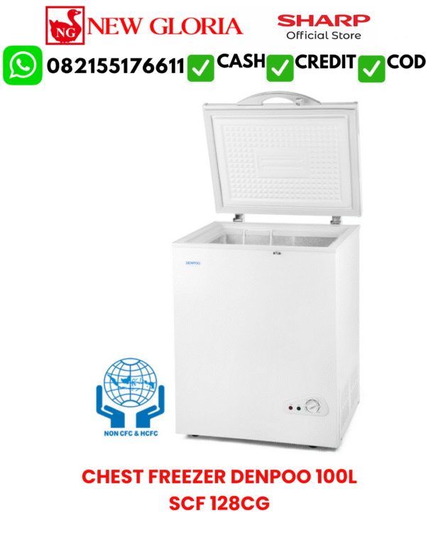 CHEST FREEZER DENPOO 100L SCF 128CG