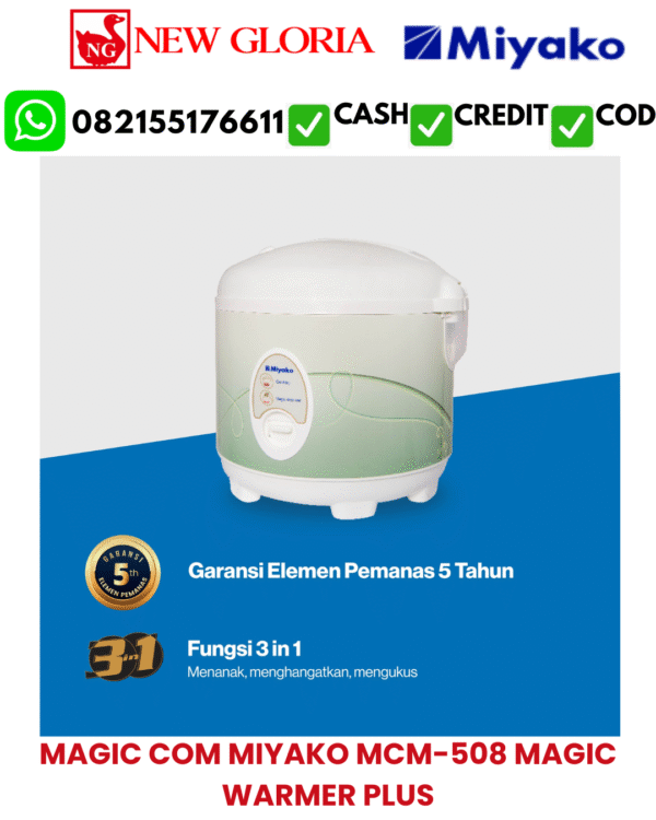 MAGIC COM MIYAKO MCM-508 MAGIC WARMER PLUS
