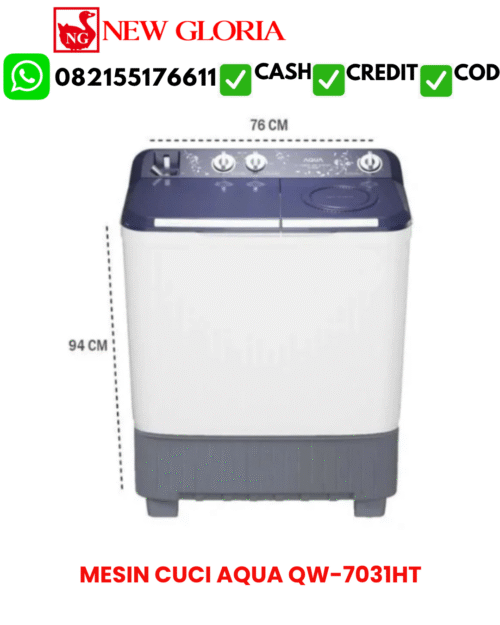 206.png MESIN CUCI AQUA QW-7031HT