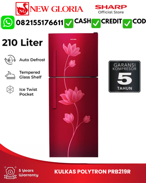 KULKAS POLYTRON PRB219R