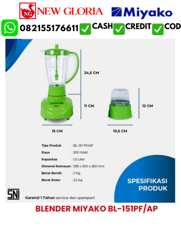 BLENDER MIYAKO BL-151PF/AP