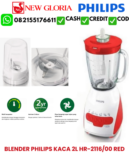 BLENDER-PHILIPS-KACA-2L-HR-211600-RED.png BLENDER PHILIPS KACA 2L HR-2116/00 RED