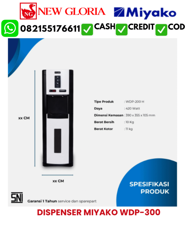 DISPENSER MIYAKO WDP-300