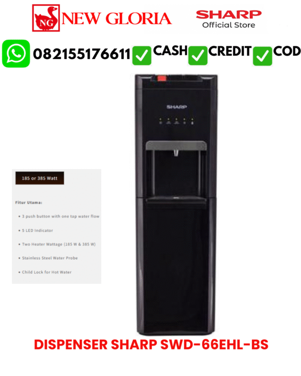 DISPENSER SHARP SWD-66EHL-BS