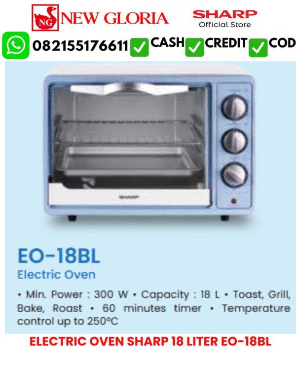 ELECTRIC OVEN SHARP 18 LITER EO-18BL