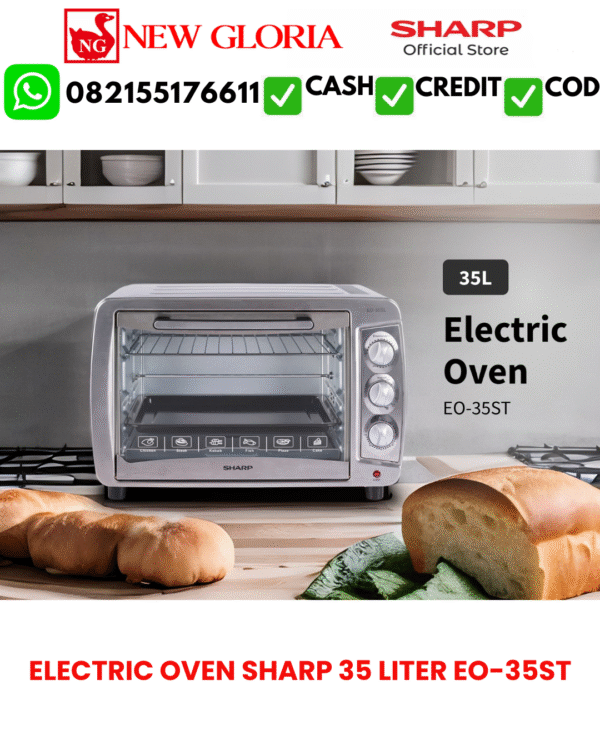 ELECTRIC OVEN SHARP 35 LITER EO-35ST ELECTRIC OVEN SHARP 35 LITER EO-35ST