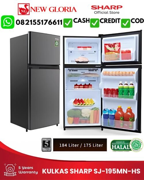 Kulkas Sharp SJ-195MN-HS