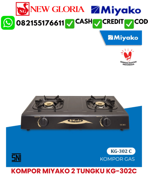 KOMPOR MIYAKO 2 TUNGKU KG-302C