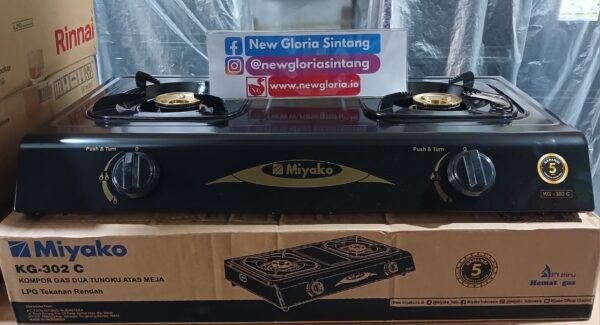 KOMPOR MIYAKO 2 TUNGKU KG-302C