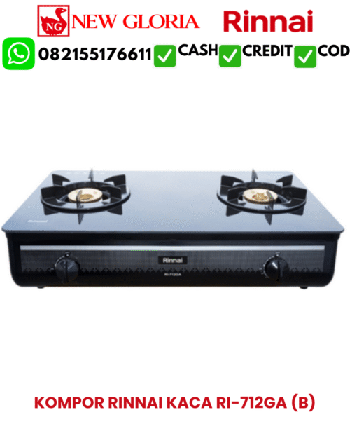 KOMPOR RINNAI KACA RI-712GA (B)