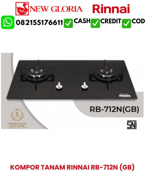 KOMPOR TANAM RINNAI RB-712N (GB)