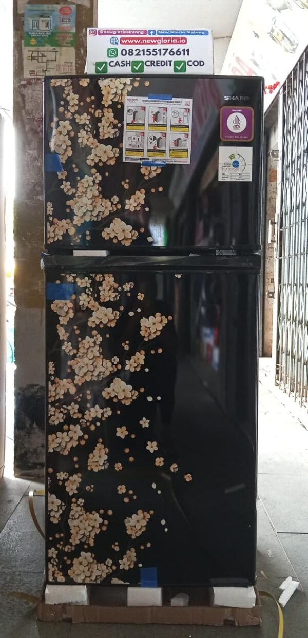 KULKAS 2 PINTU SHARP SJ-195MD-SYR KULKAS SHARP 2 PINTU SJ-195MD-SY