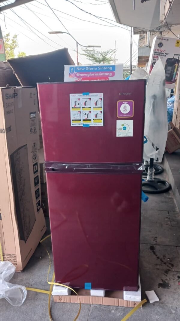 KULKAS SHARP 2 PINTU SJ-195MD-SR2 (NEW)