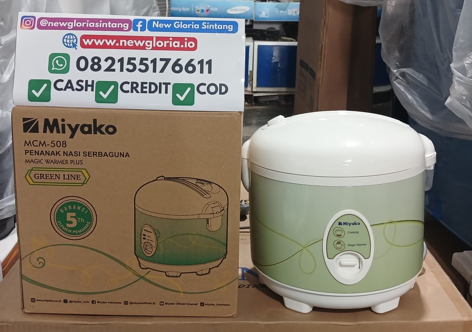 MAGIC COM MIYAKO MCM-508 MAGIC WARMER PLUS