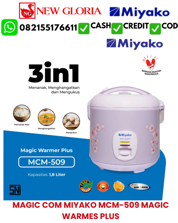 MAGIC COM MIYAKO MCM-509 MAGIC WARMES PLUS