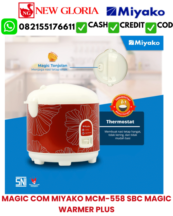 MAGIC COM MIYAKO MCM-558 SBC MAGIC WARMER PLUS