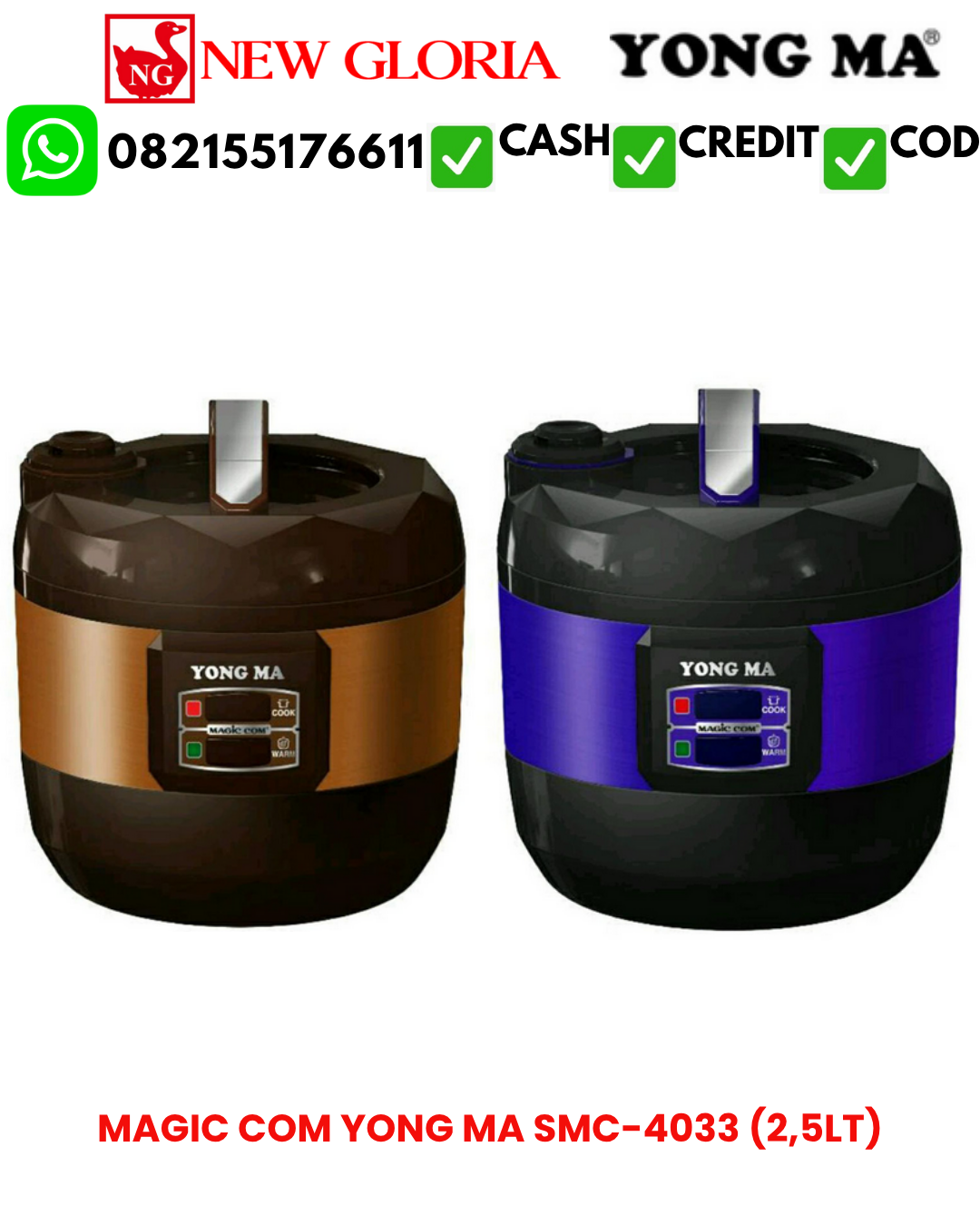 MAGIC COM YONG MA SMC-4033 (2,5LT)