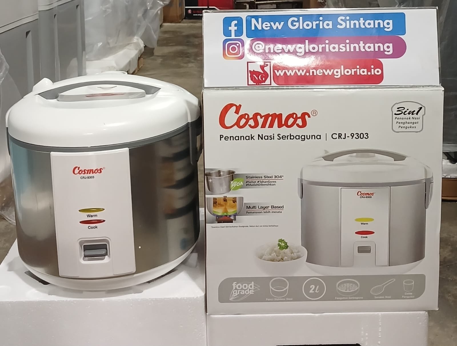 MAGIG COM COSMOS STAINLES CRJ-9303