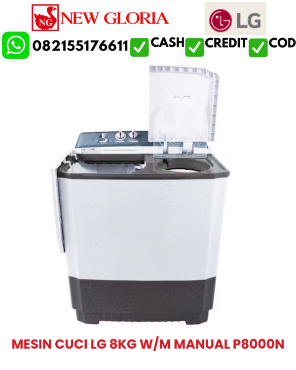 MESIN CUCI LG 8KG W/M MANUAL P8000N