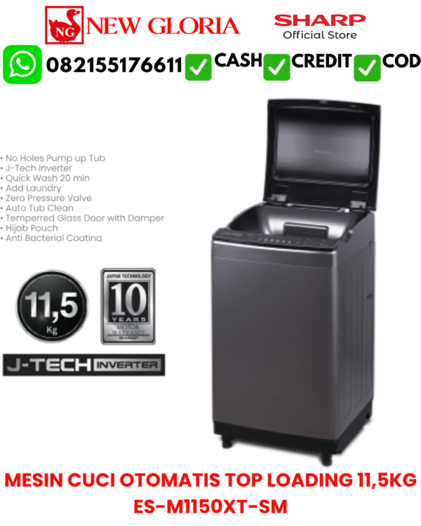 MESIN-CUCI-OTOMATIS-TOP-LOADING-115KG-ES-M1150XT-SM2.png MESIN CUCI OTOMATIS TOP LOADING 11,5KG ES-M1150XT-SM