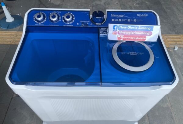 MESIN CUCI SHARP ES-T1290WA-BL
