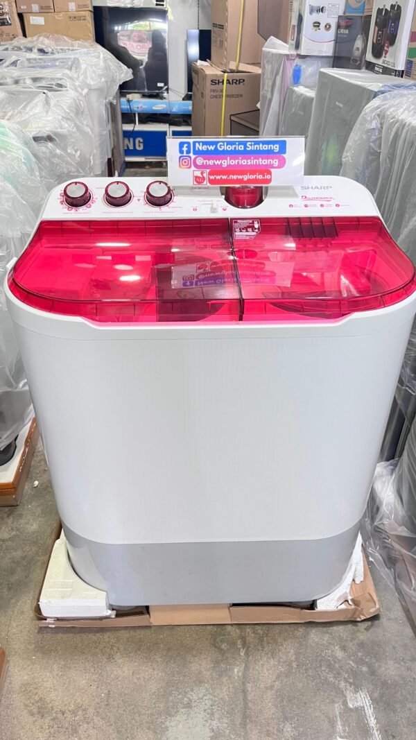 MESIN CUCI SHARP ES-T871DM-PK 8,5KG DOLPHINWAVEr MESIN CUCI SHARP ES-T871DM-PK 8,5KG DOLPHINWAVE