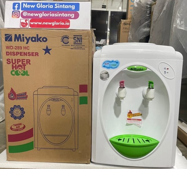 MIYAKO DISPENSER HOT AND COOL WD-289 HCR MIYAKO DISPENSER HOT AND COOL WD-289 HC