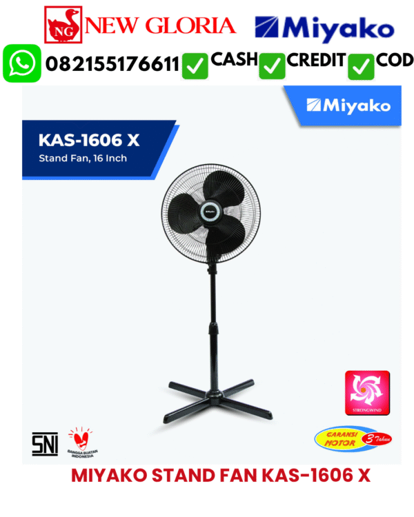 MIYAKO STAND FAN KAS-1606 X