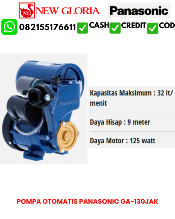 POMPA OTOMATIS PANASONIC GA-130JAK