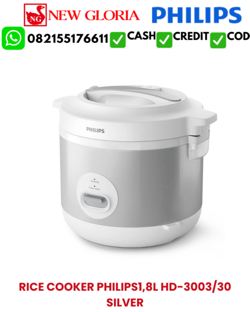 RICE COOKER PHILIPS1,8L HD-3003/30 SILVER