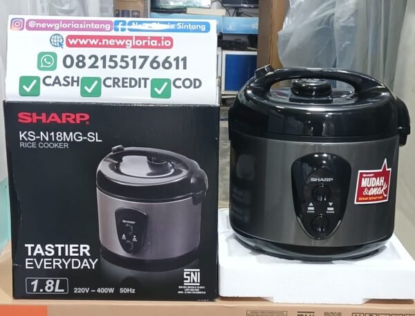 RICE COOKER SHARP 1.8L KS-N18MG-SL