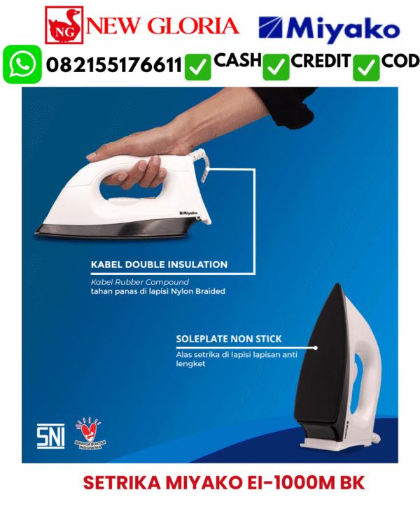 SETRIKA MIYAKO EI-1000M BK