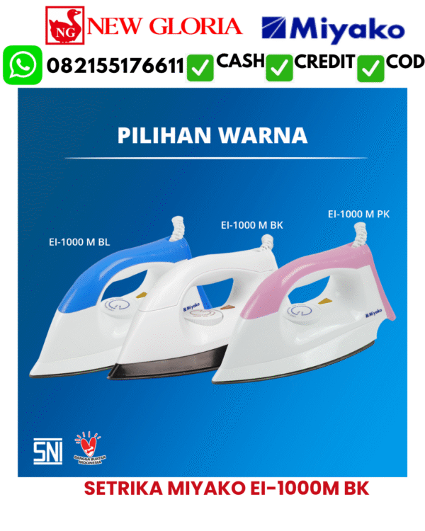 SETRIKA MIYAKO EI-1000M BK