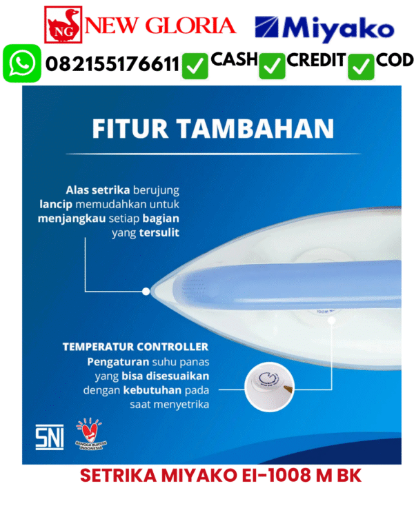 SETRIKA MIYAKO EI-1008 M BK