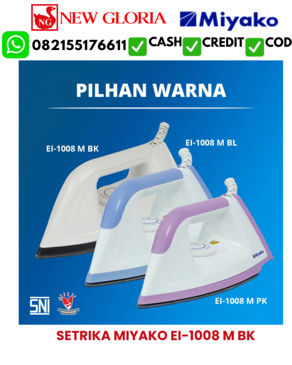 SETRIKA MIYAKO EI-1008 M BK