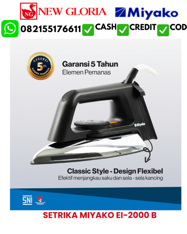 SETRIKA MIYAKO EI-2000 B