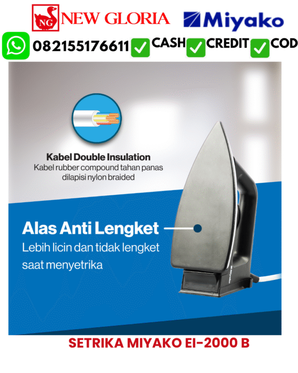 SETRIKA MIYAKO EI-2000 B