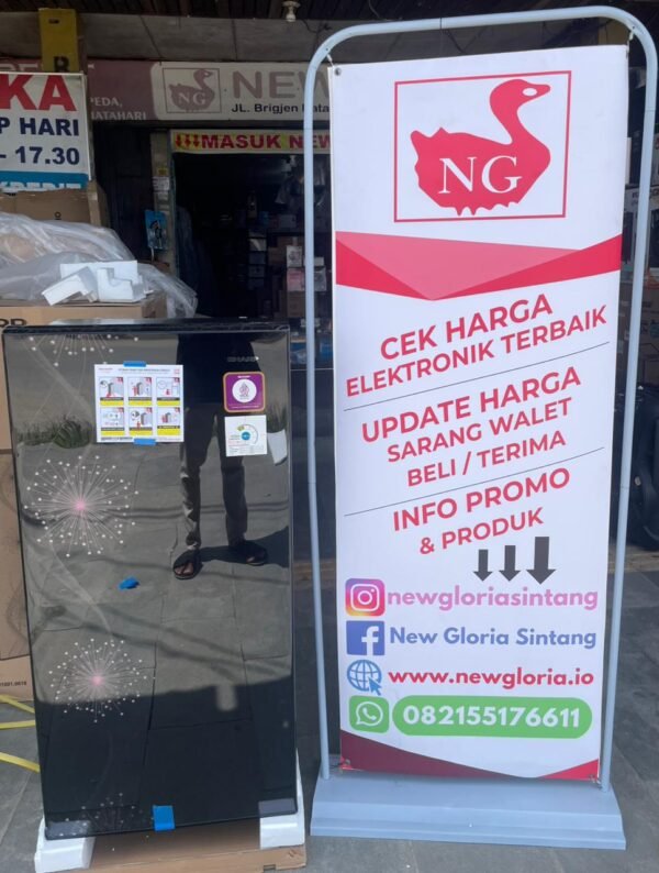 KULKAS SHARP 1 PINTU SJ-X187MG-DP