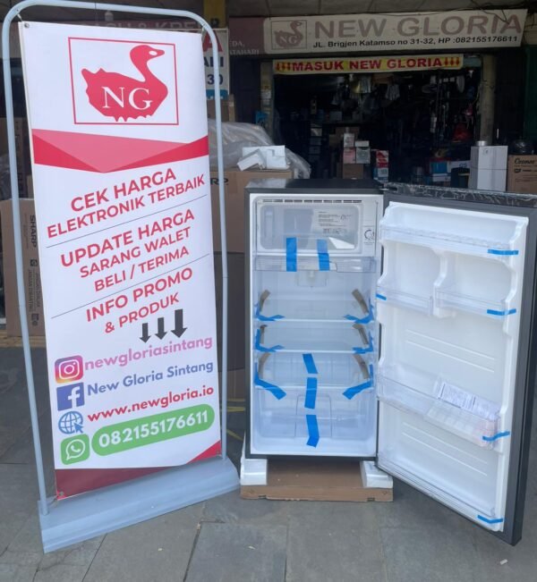 KULKAS SHARP 1 PINTU SJ-X187MG-DP