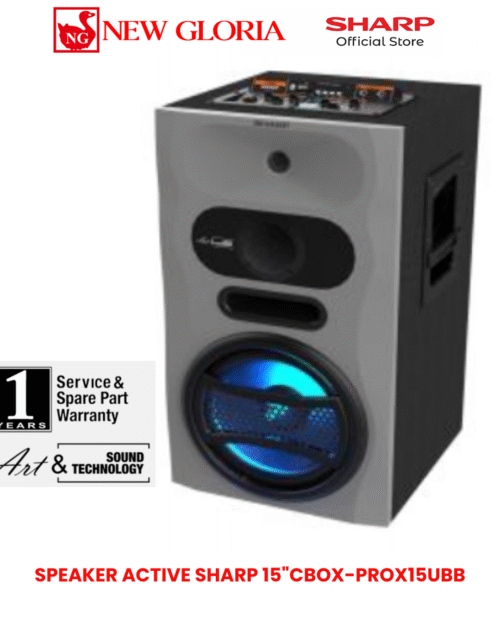 SPEAKER ACTIVE SHARP 15"CBOX-PROX15UBB