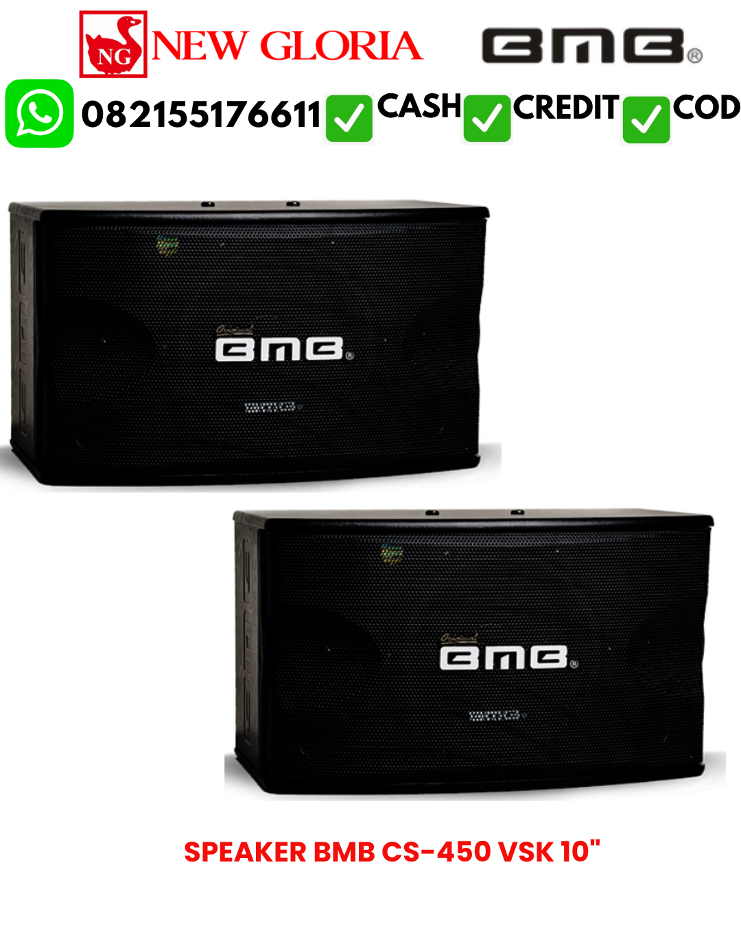 SPEAKER BMB CS-450 VSK 10″