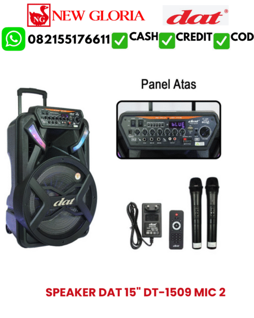 SPEAKER DAT 15" DT-1509 MIC 2