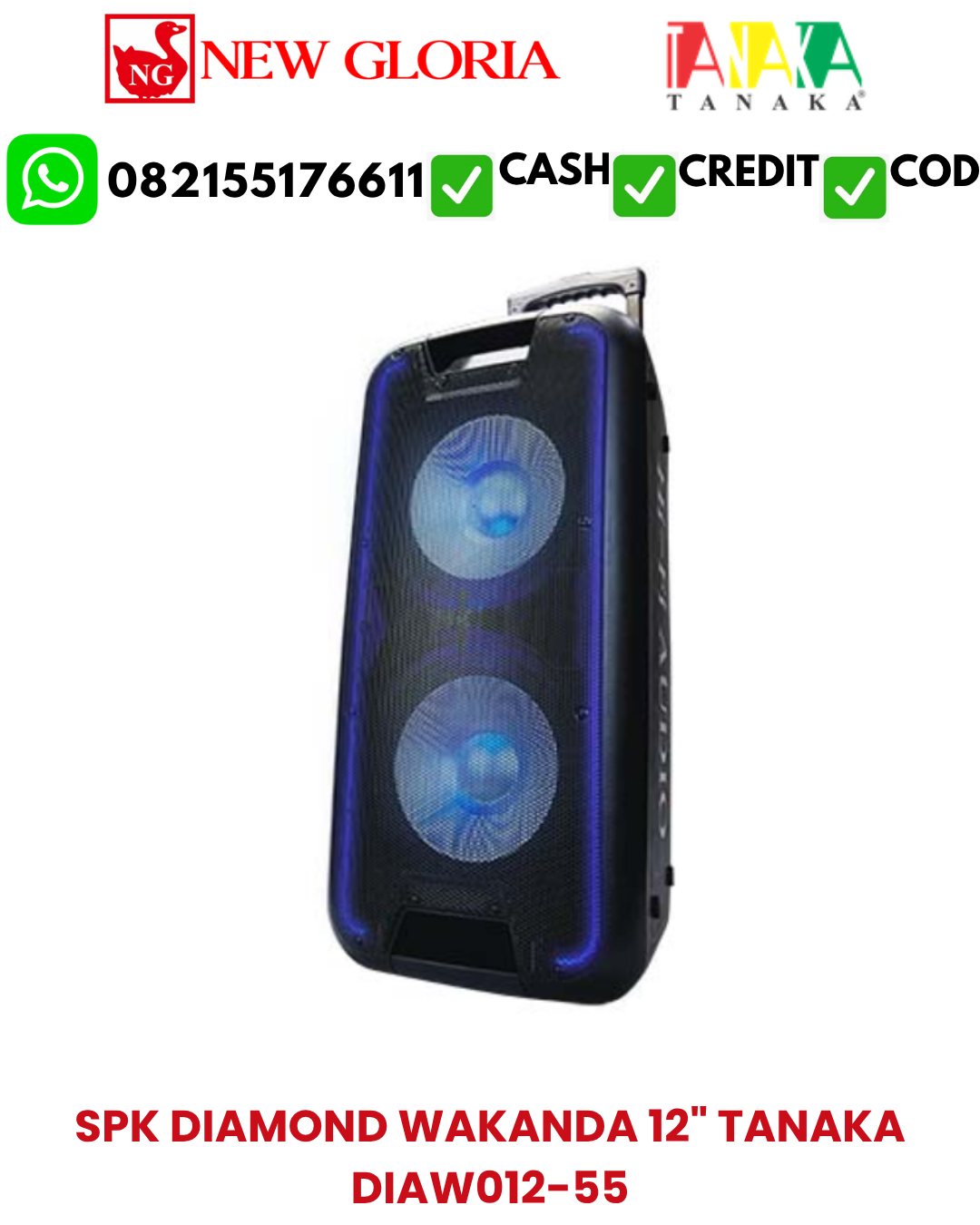 SPK DIAMOND WAKANDA 12″ TANAKA DIAW012-55