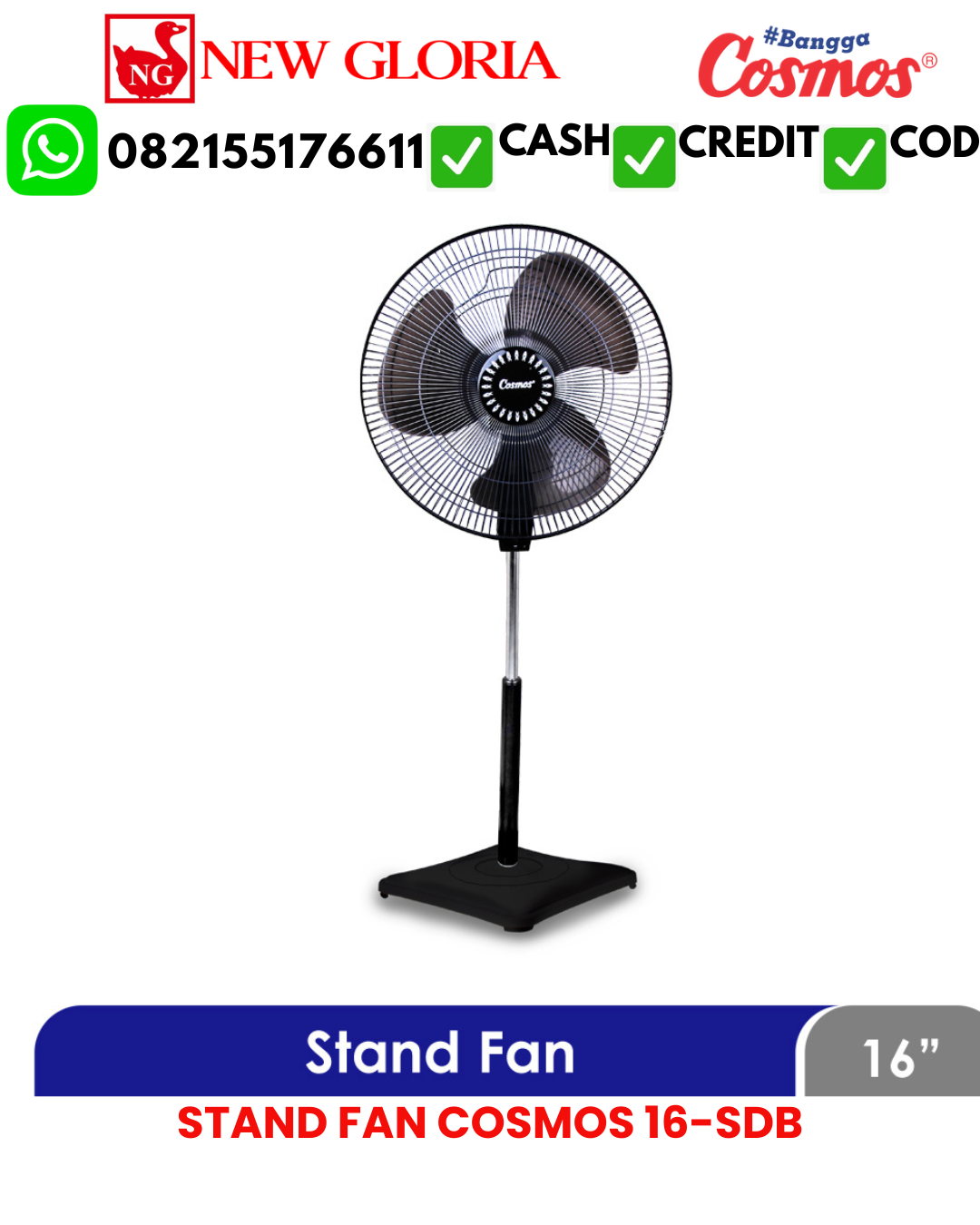 STAND FAN COSMOS 16-SDB