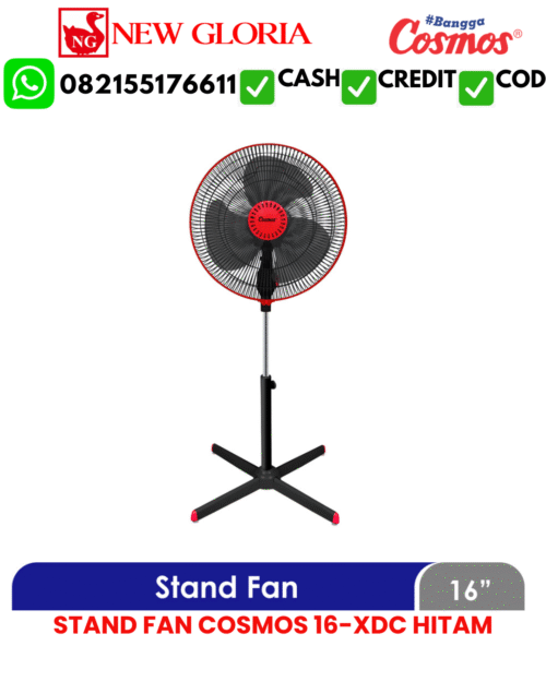 STAND FAN COSMOS 16-XDC HITAM