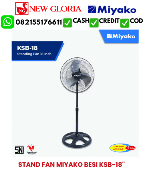 STAND FAN MIYAKO BESI KSB-18"