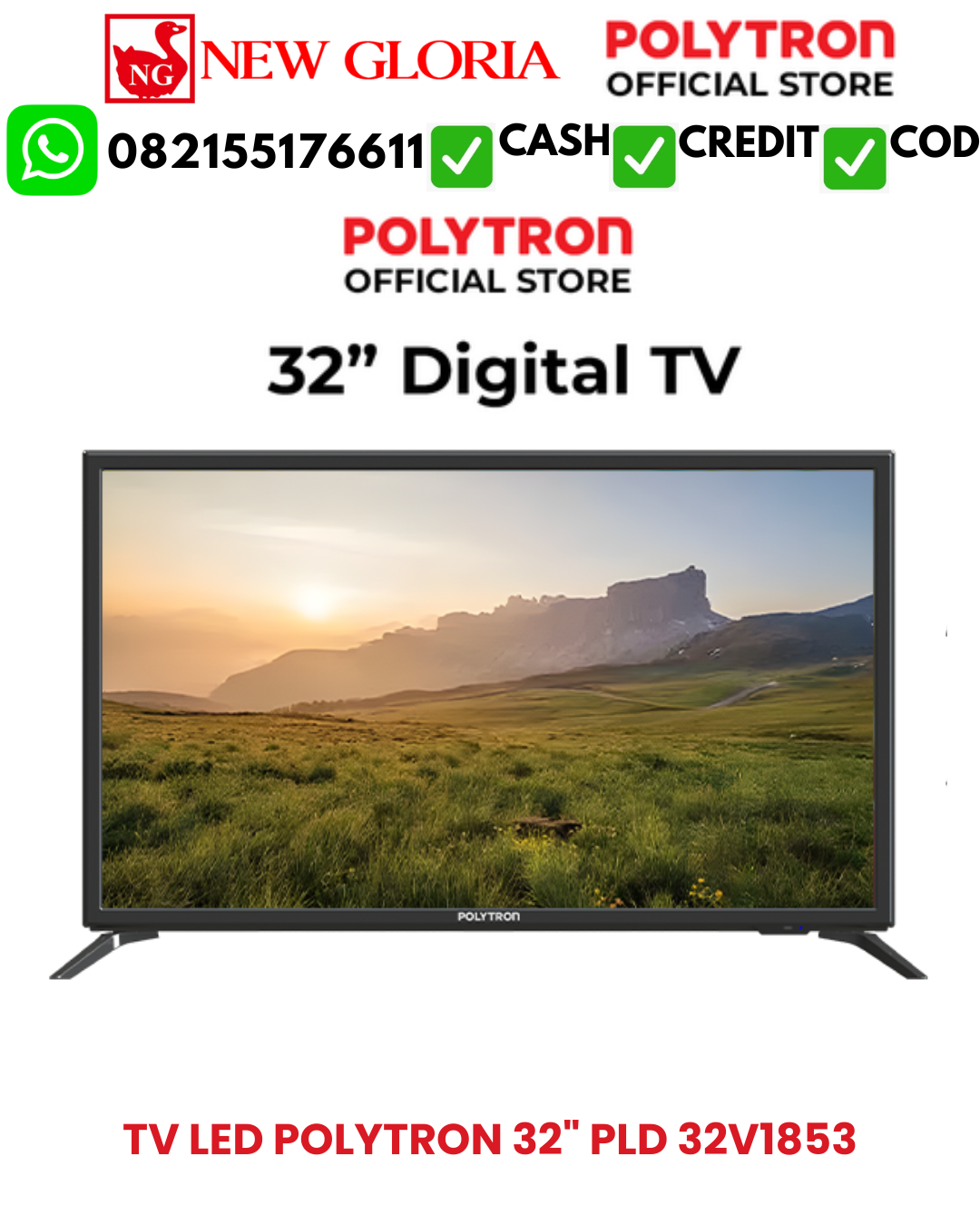 TV LED POLYTRON 32″ PLD 32V1853
