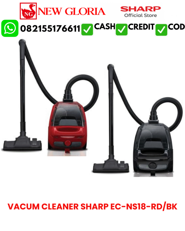 VACUM CLEANER SHARP EC-NS18-RD/BK