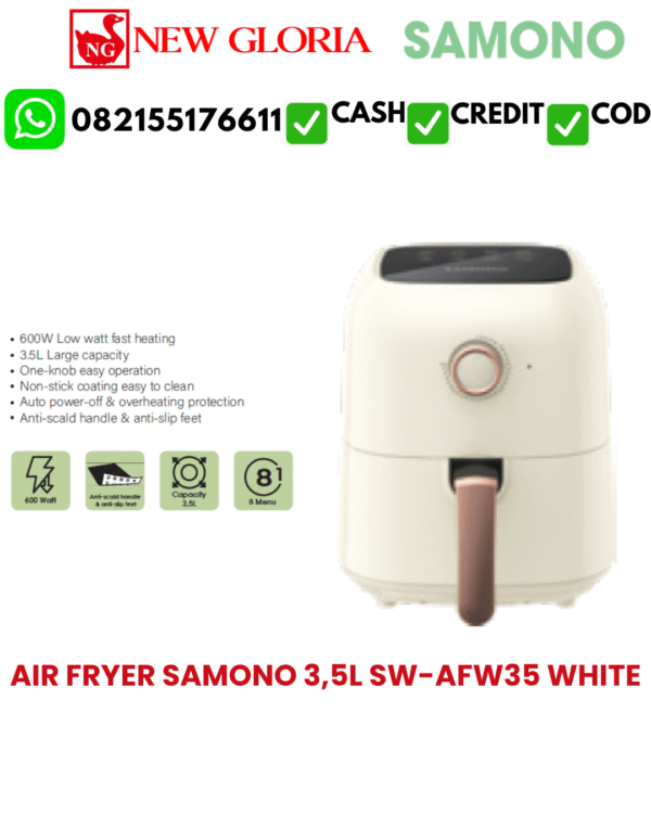 AIR FRYER SAMONO 3,5L SW-AFW35 WHITE